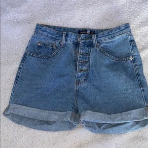 denim shorts